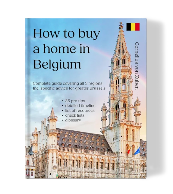 Cover of "How to buy a home in Belgium"